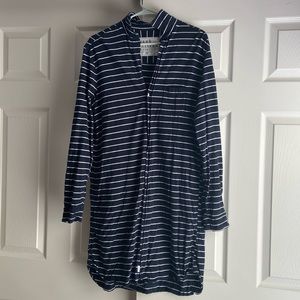 Frank & Eileen navy white striped tee lab Mary dress-Medium